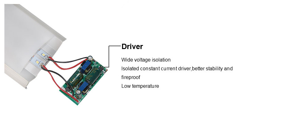 Aluminum Slim 1ft 2ft 3ft 4ft 5ft 9w 18w 36w 48w Led Linear Light Fixtures led batten light for Supermarket