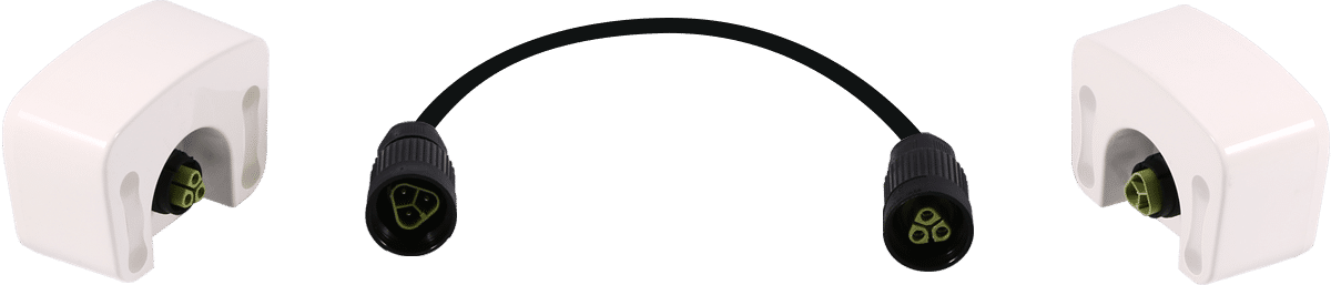 linkable led tri-proof light with IP65 connectors
