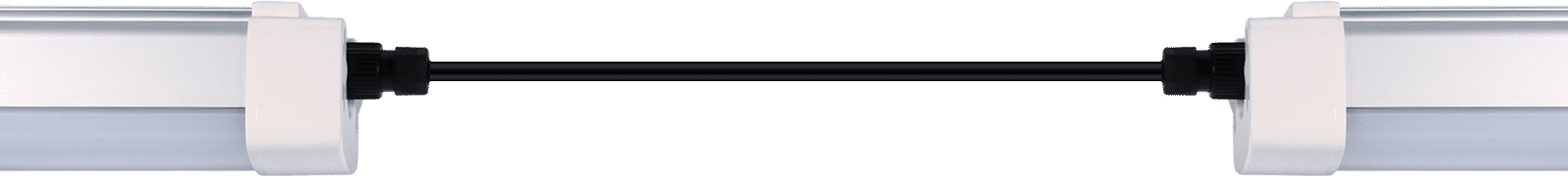 linkable led tri-proof light with IP65 connectors