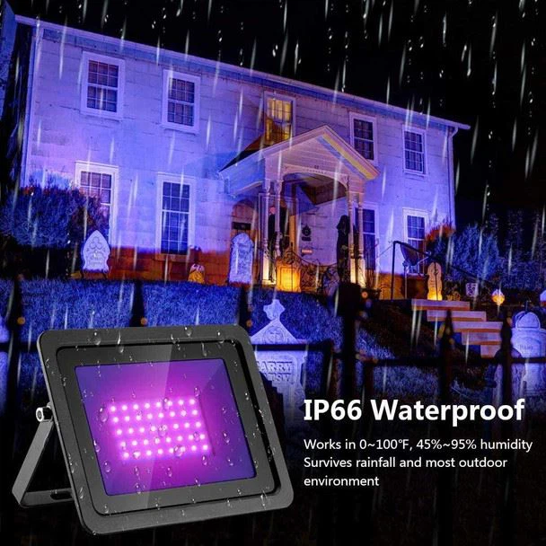 Solas Dubh 150W, 2 Phacáiste faoi stiúir Soilse Dubh Le Breiseán Agus Lasc