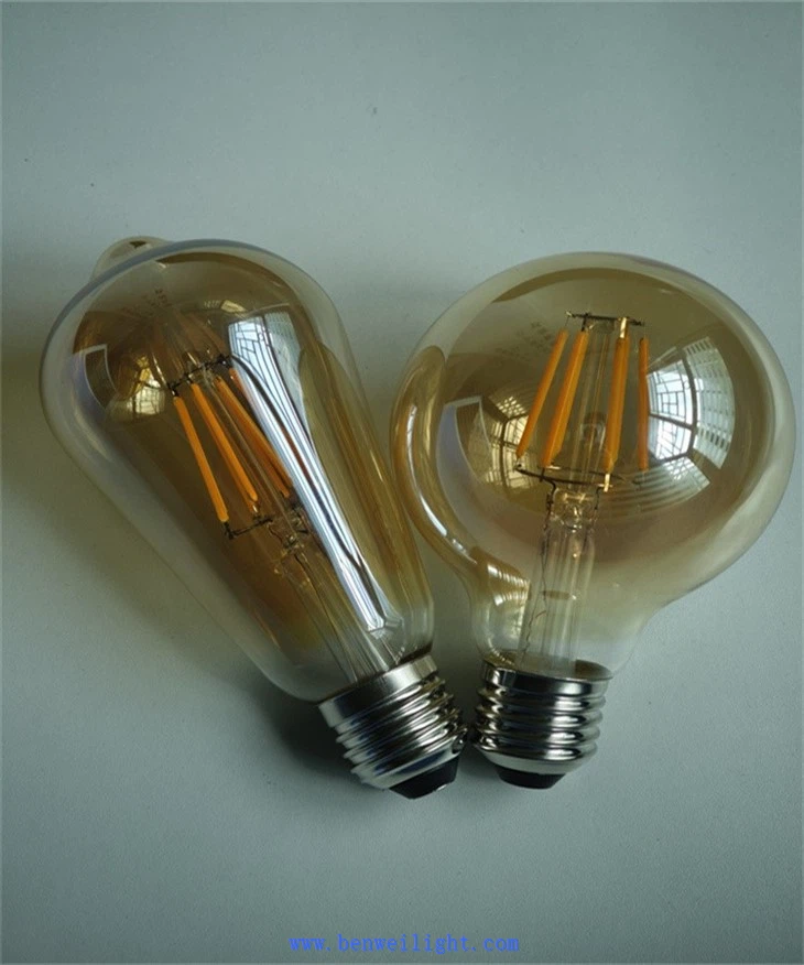 E14 G45 LED Candle Bulb: 6W Warm White 360° Clear Filament price