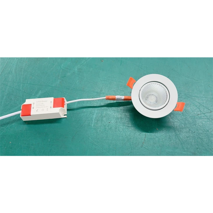 DC12V 5W COB Uillinn inchoigeartaithe Led Downlight