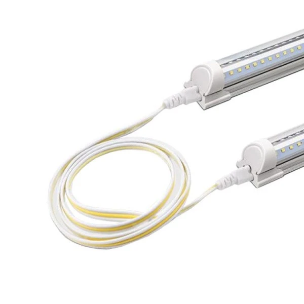 Linkable LED Tube Light — V-Shaped With Clear Cover — 8-Foot, 72W, 9000 Lumens, 5000K Daylight — T8 LED Shop Light With Plug price