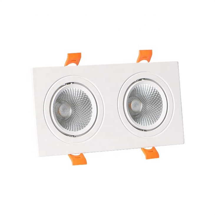 Downlight cuasaithe LED - Spotsolas COB COB (Ceann Aonair/Dúbailte/Triphlé)