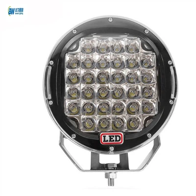 160W IP67 Uiscedhíonach Lasmuigh-Barra Solais LED ar Bhóithre – Spota 6000K/Líoma Tuile, Tithíocht Cóimhiotal (Jeep & Feithicleach)