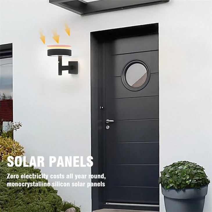 Solar Wall Bracket Light - IP54 Waterproof Outdoor Lighting