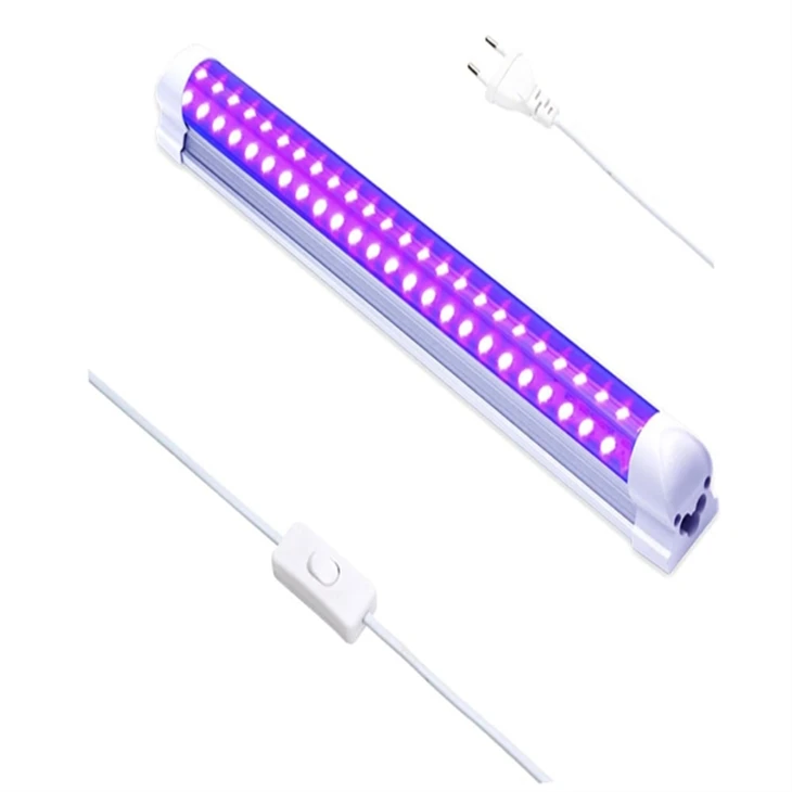 Feadán UV Blacklight T8 - Solas Glow LED Do KTV, Seomraí Leapa, Cóisir & Maisiú